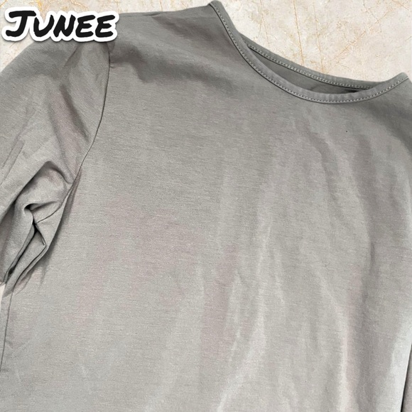 Junee Light Brown Long Sleeve Tee Shirt - Picture 2 of 5